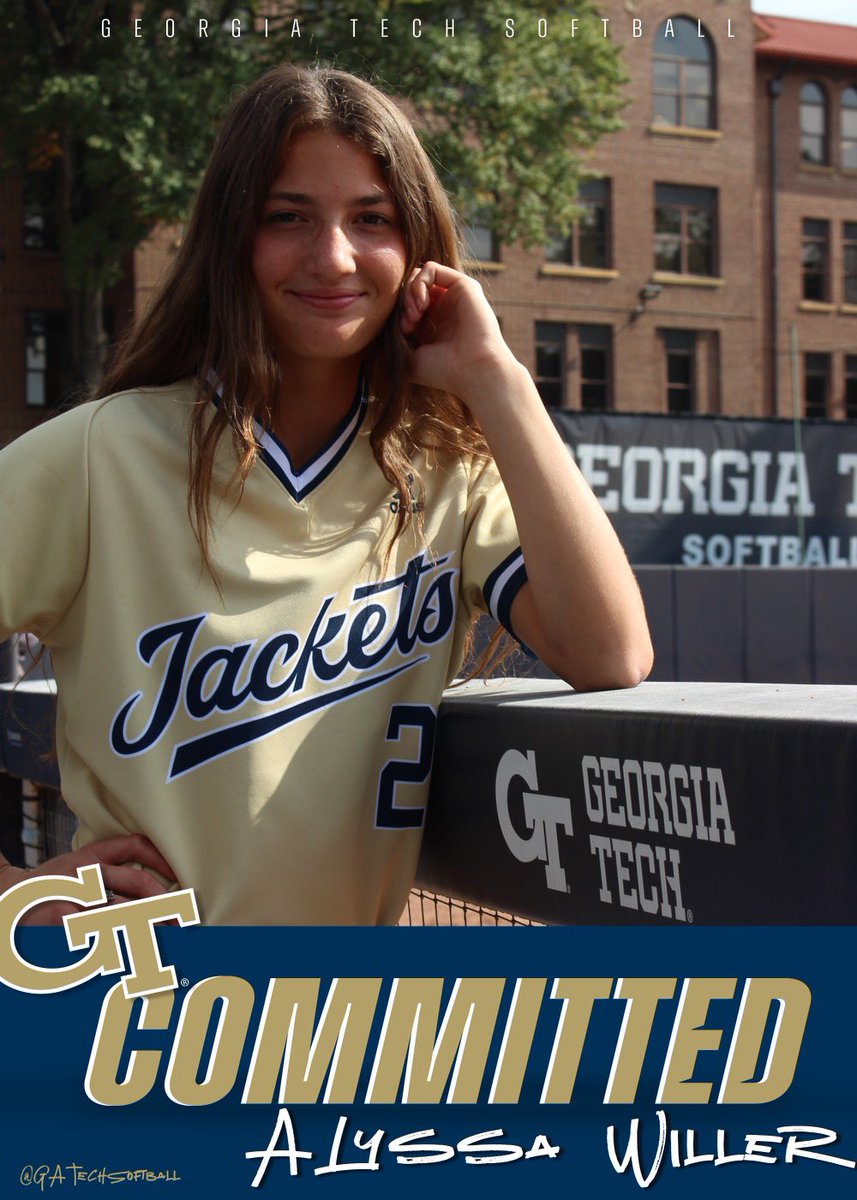 alyssa_willer06's tweet photo. I’M A YELLOW JACKET!! 🐝 @GaTechSoftball @Coach_A_Mo @reese_m3 @marty_mac17 @nicoleearley95 @martin_lincoln @georgiaimpact06 @CheeFastpitch @ExtraInningSB @Pinnacletrainer @Chee_FCA  #404Institute https://t.co/8Sbp1eInCk