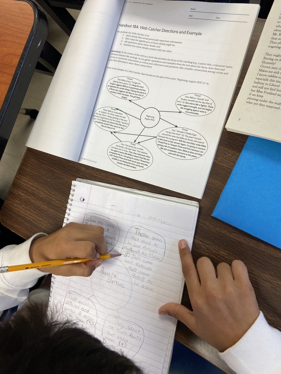 CharityOkafor8's tweet photo. The hard work of my EB’s cannot be overemphasized, using WEB CATCHER for important details; making connections for a ToSEEC Paragraph #GreatDepression #OutOfTheDust #TrojansForward @TeagueMS_AISD @AldineConecto @gwschattle281 @ACormierRuss https://t.co/mccMbimPLD
