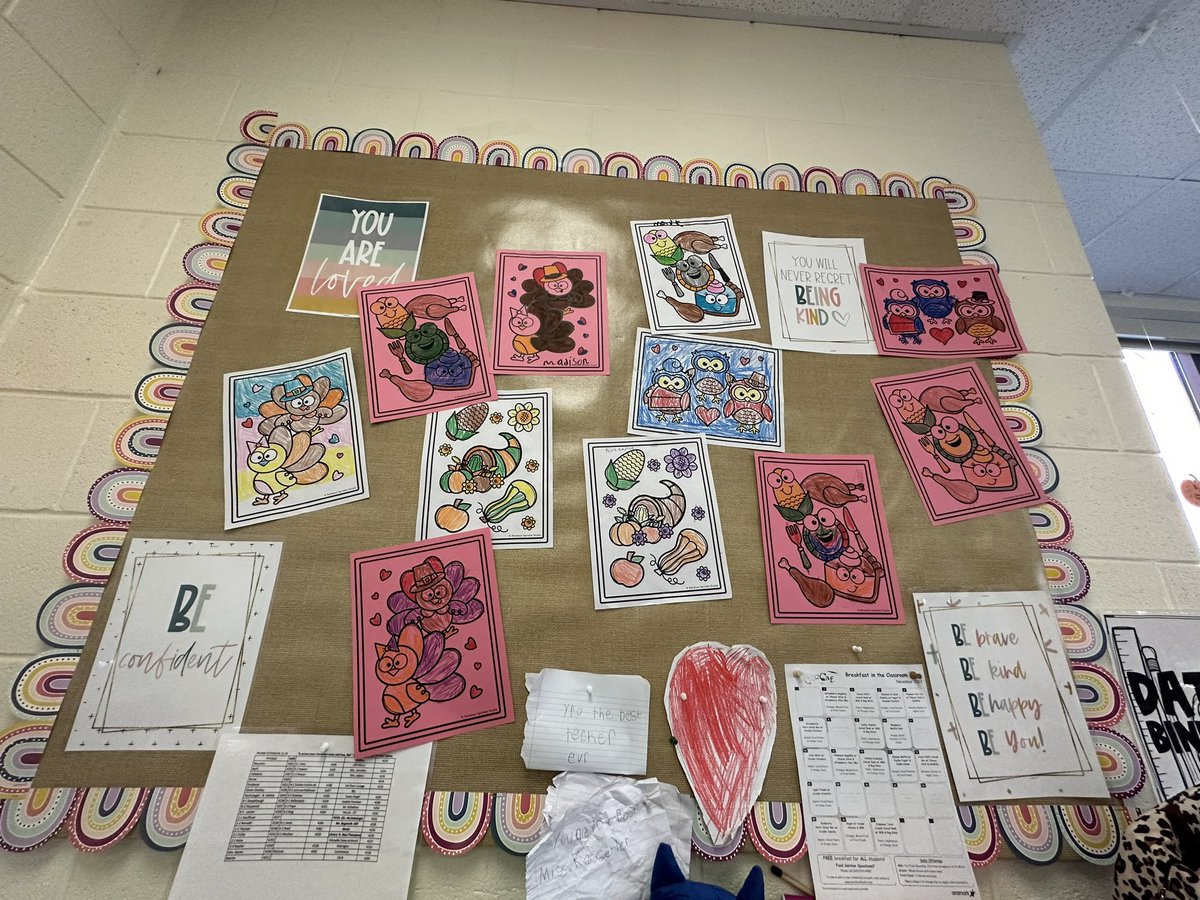 Some beautiful drawings from my 2nd graders. Starting the month of November right. Being thankful always🍂🦃