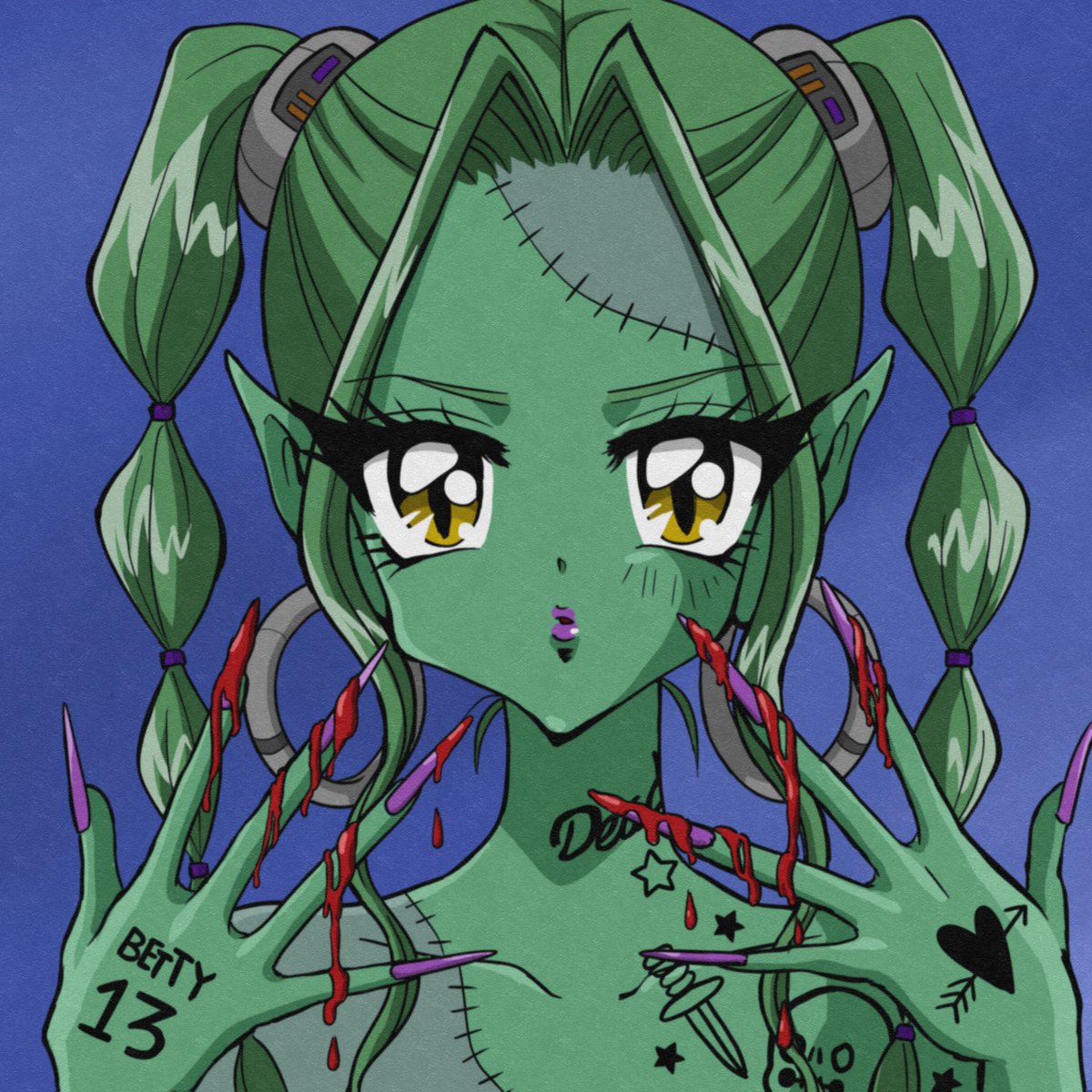 Fellaz x Gals!

We partnered up with <a href="/Deadfellaz/">Deadfellaz</a> for their awesome Infected S2 collaboration! Ayaka's Dead Gal showed up at their massive party in LA. 💀

Sneak peek for now. Free mint soon™