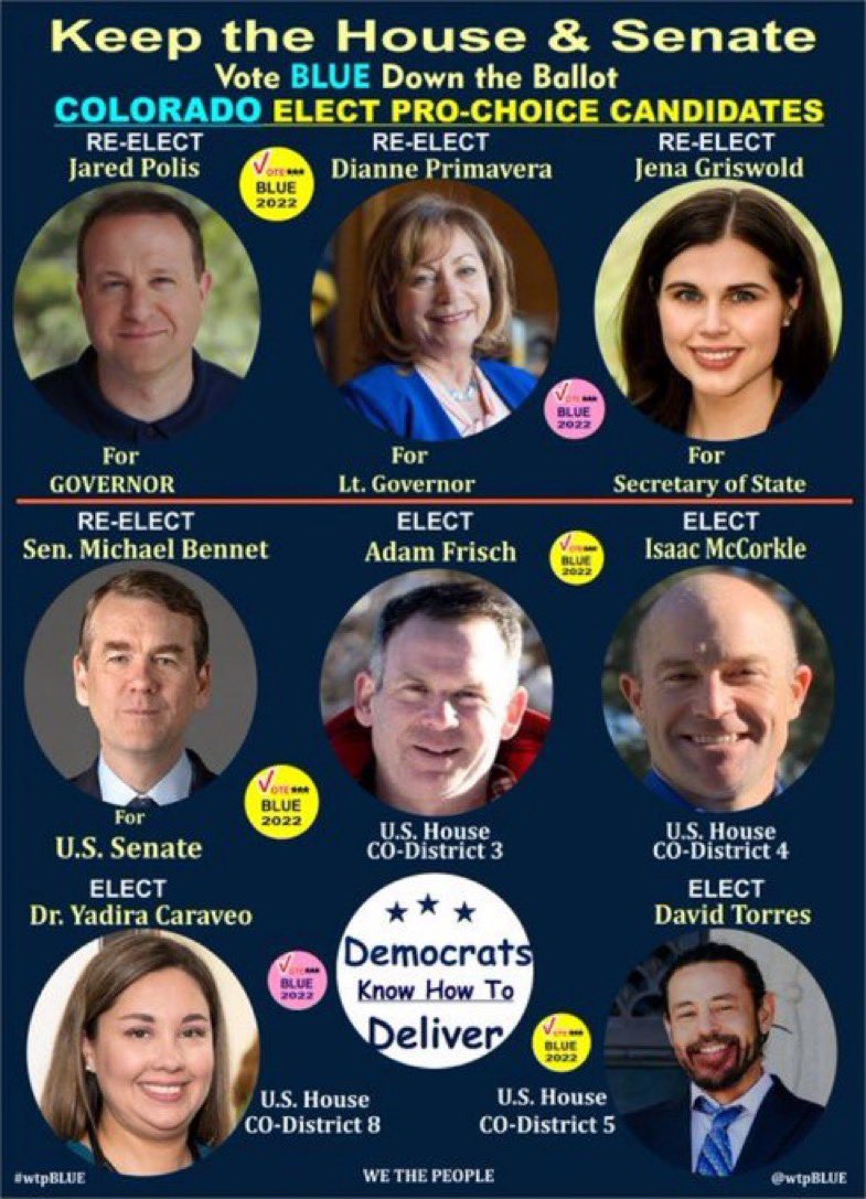 #VoteBlue Dems Deliver for CO
 
Biden's Inflation Reduction Act Will
 
👉Cap prescription costs for hundreds of thousand of CO Medicare beneficiaries
 
👉Reduce health insurance premiums by hundreds of dollars per year
 
👉Expand coverage to about 42K in CO
 
#wtpBLUE wtp1634