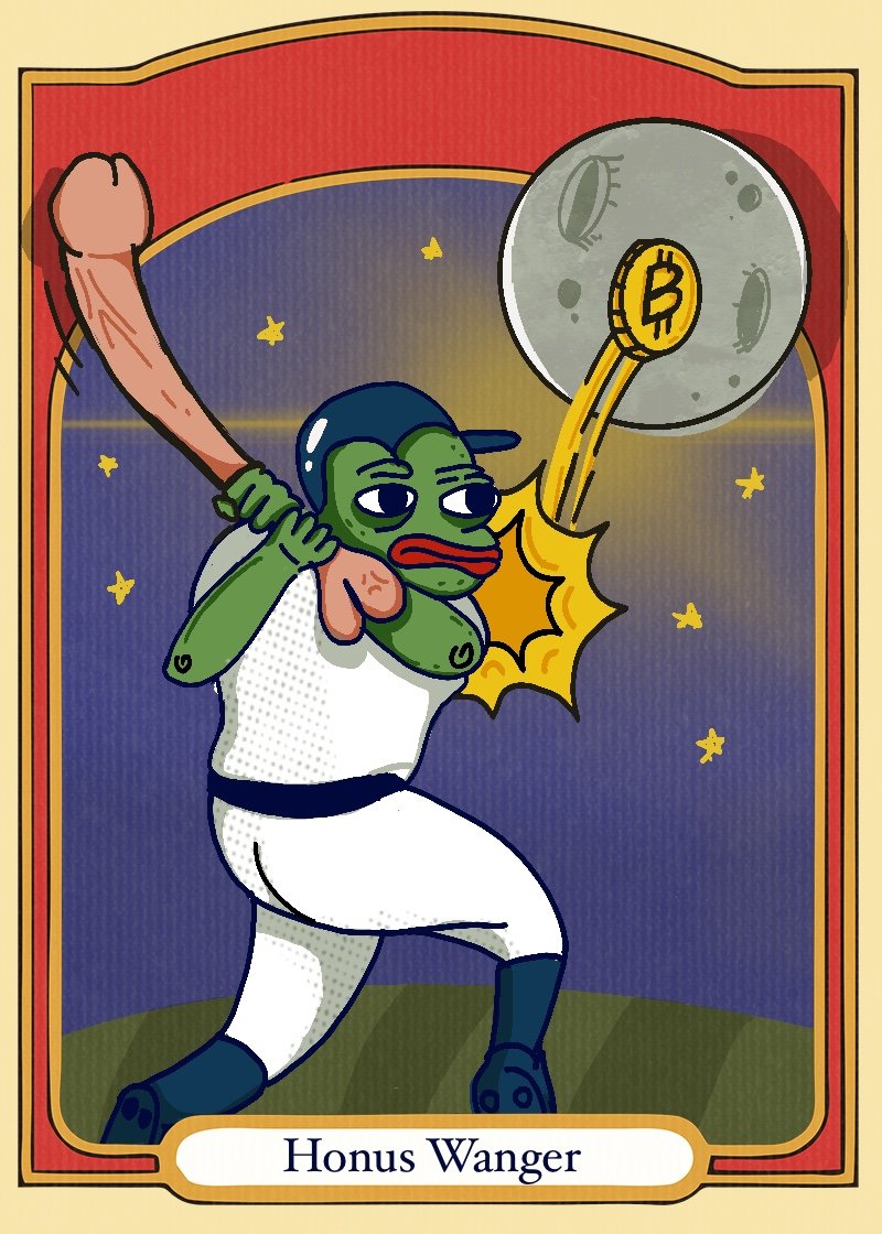 GM Fren! this one for <a href="/dankspamgelo/">Spamgelo</a>
PEPEBASEBALL at spamgelo.io/series-1 kek!

@ 5 $XCP
xchain.io/tx/2040518

@ 0.0008 #BTC   
xchain.io/tx/142781aa9f8… 

#NFT #spamgelo #xcp #Bitcoin    #NFTartist #NFTCommunity #NFTart