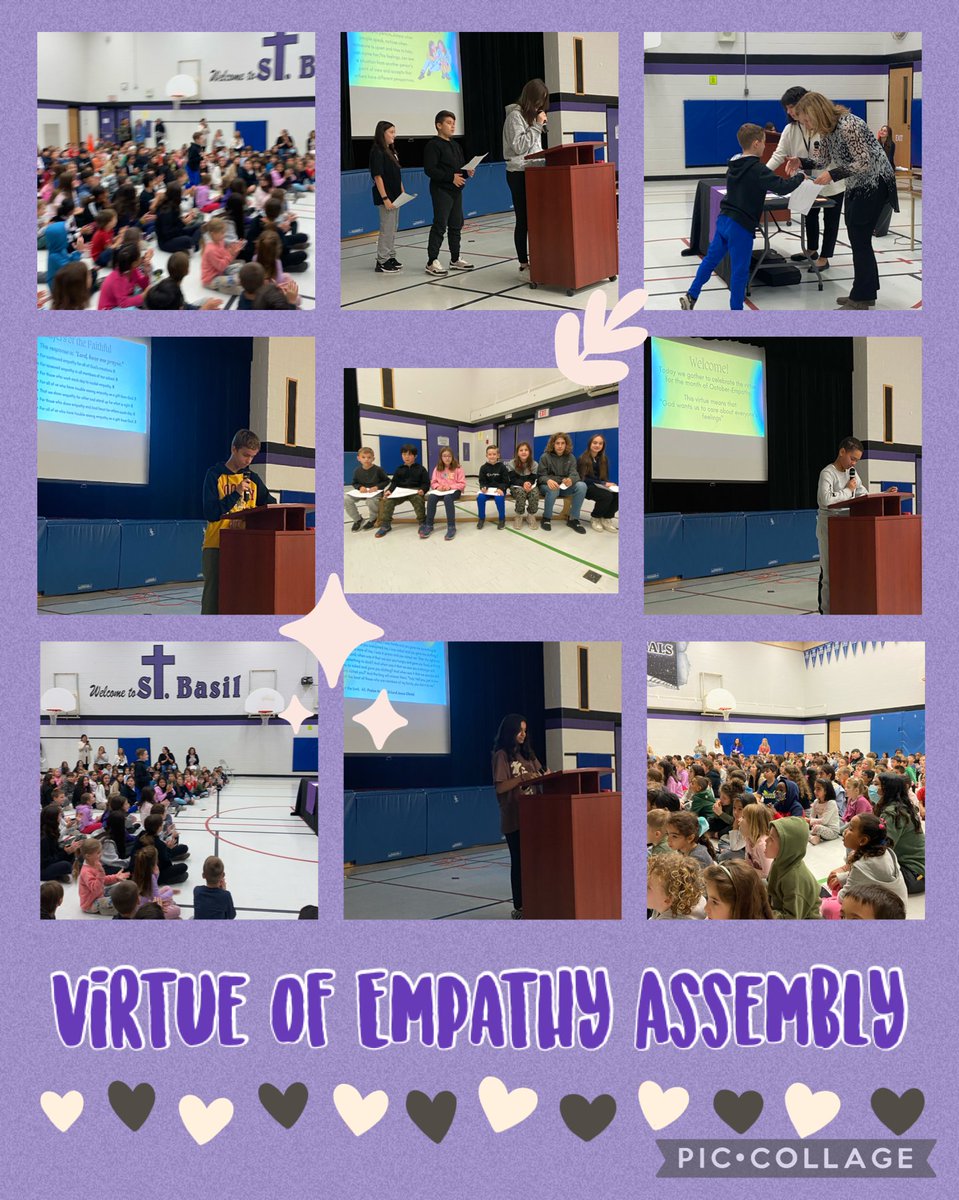 stbasildpcdsb's tweet photo. "God wants us to care about everyone's feelings." 💜Congratulations to October's Virtue of Empathy Award recipients! https://t.co/FB7s8iLX8E