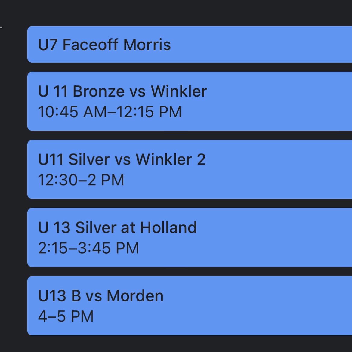 AltonaMinor1's tweet photo. Big weekend coming up for most of the Altona Maroons teams. Saturday starts off the season for the U7s as they head to Morris for the IP Faceoff festival. The rink will be busy and the canteen will be open most of the day Saturday with 3 games throughout the day. https://t.co/87c4vr9rZq