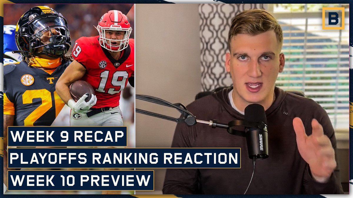 NEW POD! Get ready for this weekend's CFB slate with a new episode of The Breneman Show: College Football Talk. I react to CFB playoff rankings, recap week 9, talk PSU & GA vs Tenn, preview week 10 & talk betting. Presented by @Members1stFCU! WATCH: youtu.be/pEoA4IiBDb0