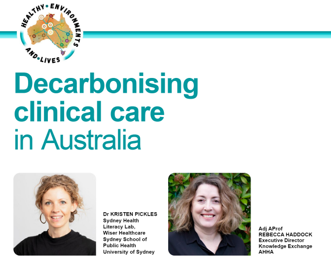 In the November issue of The Health Advocate, <a href="/PicklesKristen/">Kristen Pickles</a> and Rebecca Haddock from <a href="/AusHealthcare/">AHHA</a> provide key recommendations for how the Australian healthcare system can lower its  carbon footprint, boosting national efforts for emissions reduction:
issuu.com/aushealthcare/…