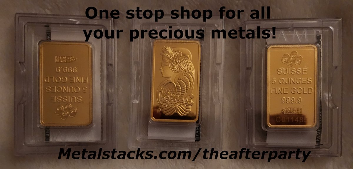 theafterpartyMS's tweet photo. Some of the bet deals around! 

https://t.co/RYceP6lFQZ

#gold #silver #investing #goldbars #bars #deals #coins #bullion https://t.co/MMyHIZDt3K