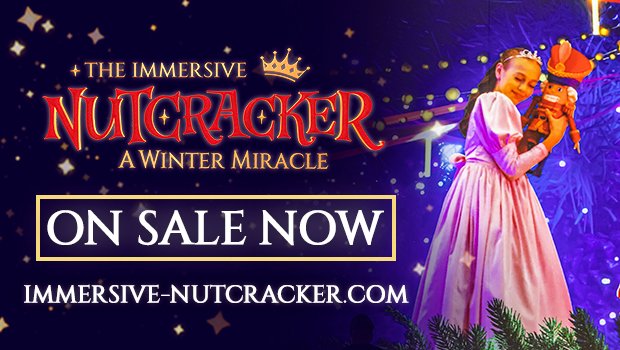 TheBestOf_Blog's tweet photo. Save 10% Off Family Packs to The Immersive Nutcracker - Tickets for The Immersive Nutcracker, A Winter Miracle start at $29.99 and are now on sale. Family packs are 10% off per ticket and must be purchased in bundles of four tickets or more.
Visit https://t.co/XbqNX8QXh1 https://t.co/of6ANE9Z8L