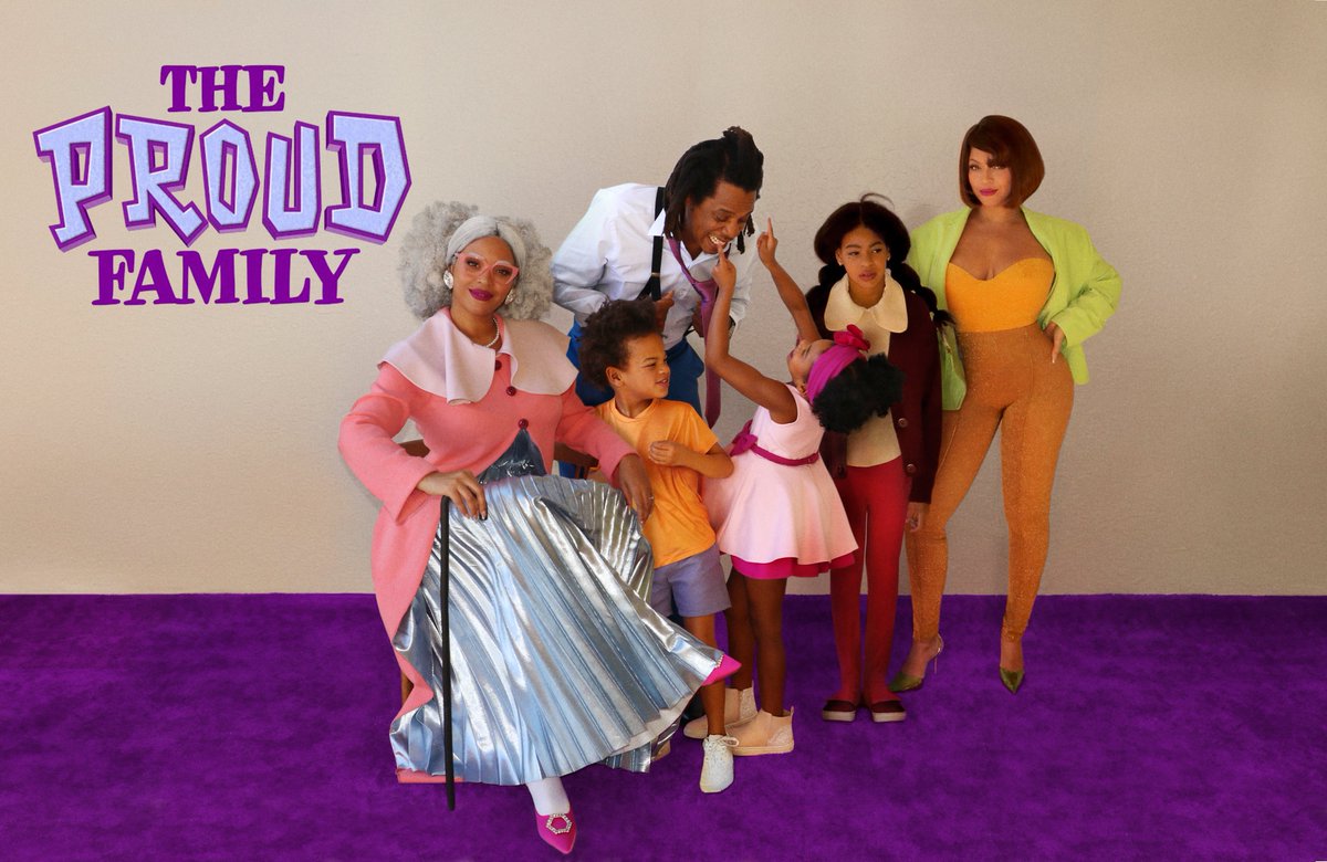 The Carters as The Proud Family. 🎃

#Halloween2022