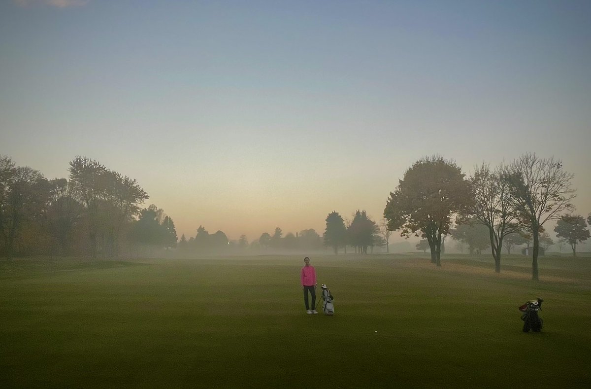 Fall golf and a little fog <a href="/ScarboroGolf/">Scarboro Golf & Country Club</a>