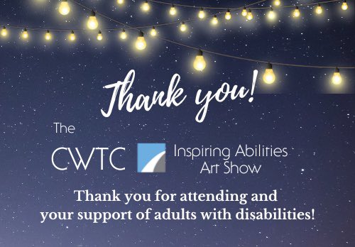 cwtcinc's tweet photo. #adultswithdisabilities #inclusion #communitysupport #nighttoremember #grateful #artshow https://t.co/C5od4DeRhK
