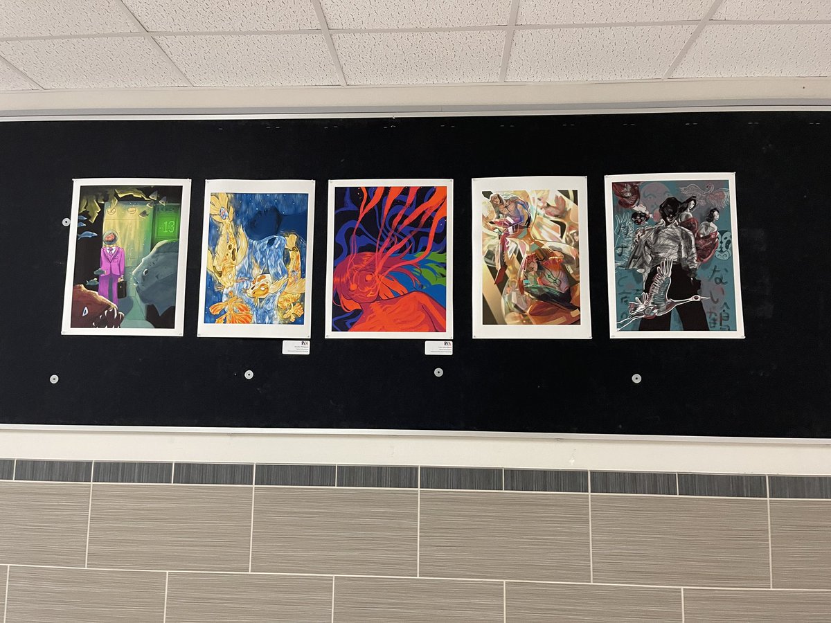 GrundlerArt's tweet image. Laura joining from Texas, here’s a peek of some beautiful student art from #planowest #pisdcreatesart #K12ArtChat