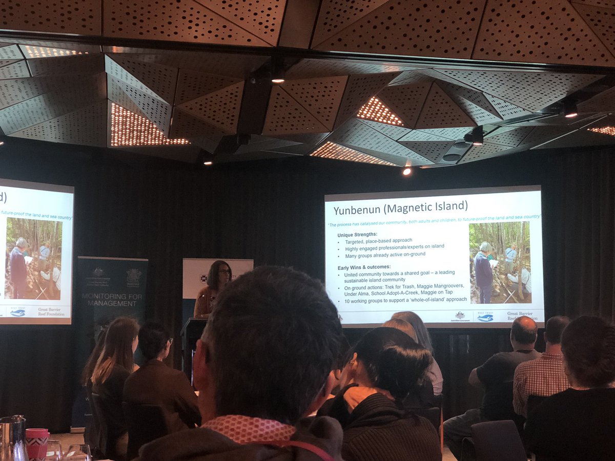 Laura Dunstan of @GBRFoundation summarizes the awesome achievements of Community Action Plans throughout the Reef #ReefSocialScience2022