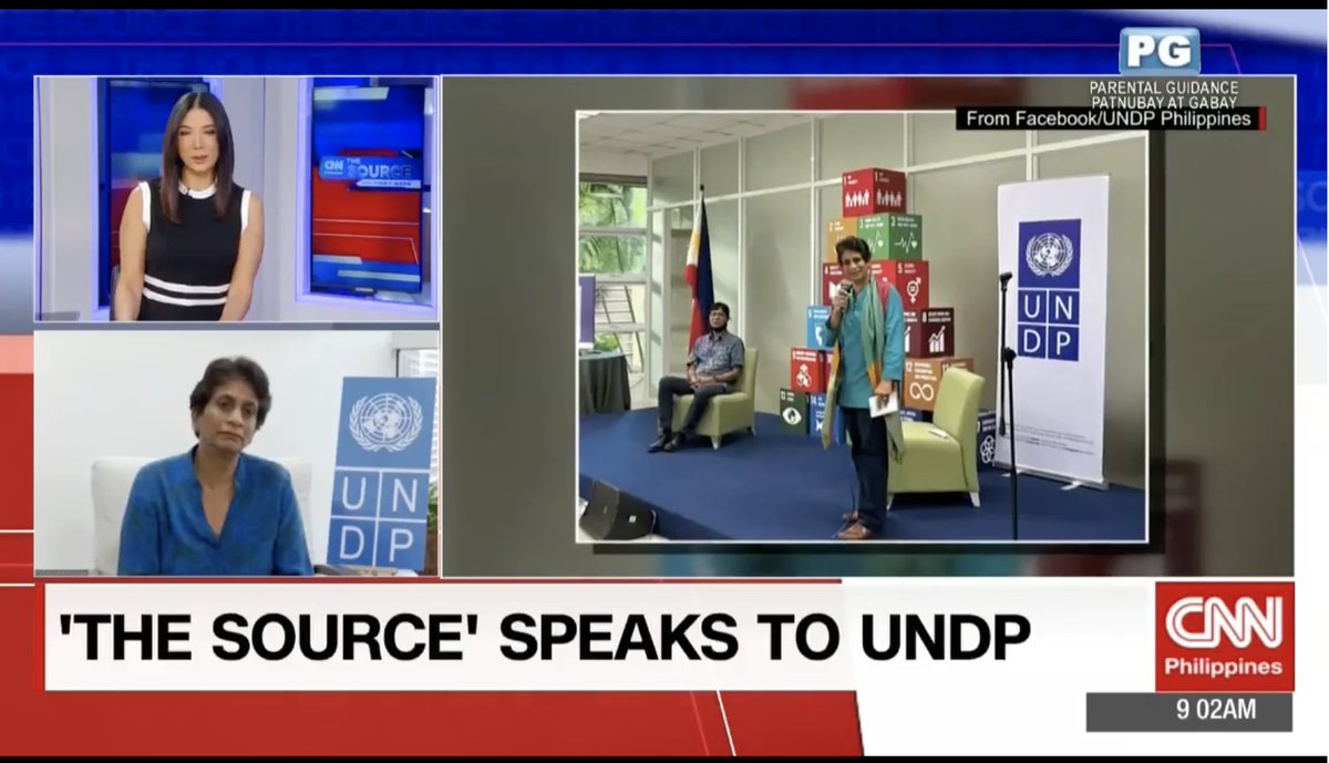 .<a href="/UNDPasiapac/">UNDP in Asia and the Pacific</a> Regional Director <a href="/kanniwignaraja/">Kanni Wignaraja</a> reaffirms <a href="/UNDP/">UN Development</a>'s commitment in working with Philippines 🇵🇭 towards achieving #SDGs and building #resilience against #ClimateCrisis, other 🌏 challenges.

#Youth, #women are 🔑 actors for #development.  

 📺 bit.ly/3FGPEAH