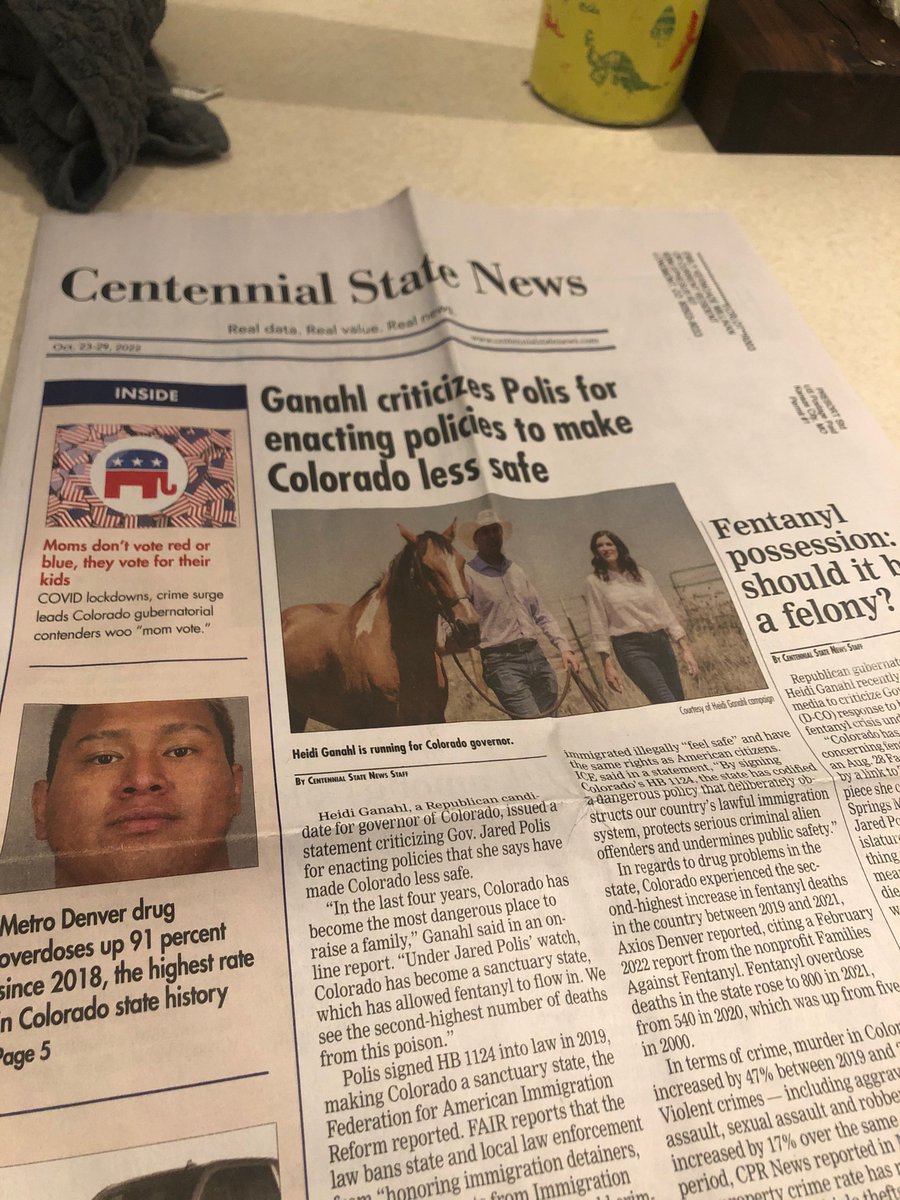 Anyone else in BOCO get a “newspaper” today at home which is clearly a Ganahl mailer breaking campaign finance rules? <a href="/CPRNews/">CPR News</a> <a href="/cprwarner/">Ryan Warner</a> <a href="/DenverChannel/">Denver7 News</a> <a href="/GovofCO/">Governor Jared Polis</a> <a href="/PolisForCO/">Jared Polis</a> <a href="/jaredpolis/">Jared Polis</a>