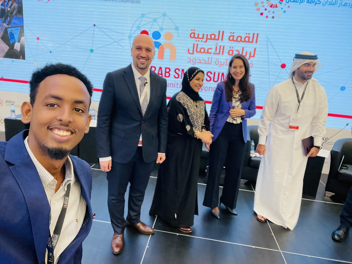 Galkanabadda's tweet photo. Our very own @wehlie_ahmed participated Arab SMEs Summit at #Amman, #Jordan  .The Summit aims to help Arab SMEs access regional and international markets, mobilize diverse financial resources, benefit from regional and international network.

#ASMES2022
 #BeyondBorders https://t.co/07bQ08B30z