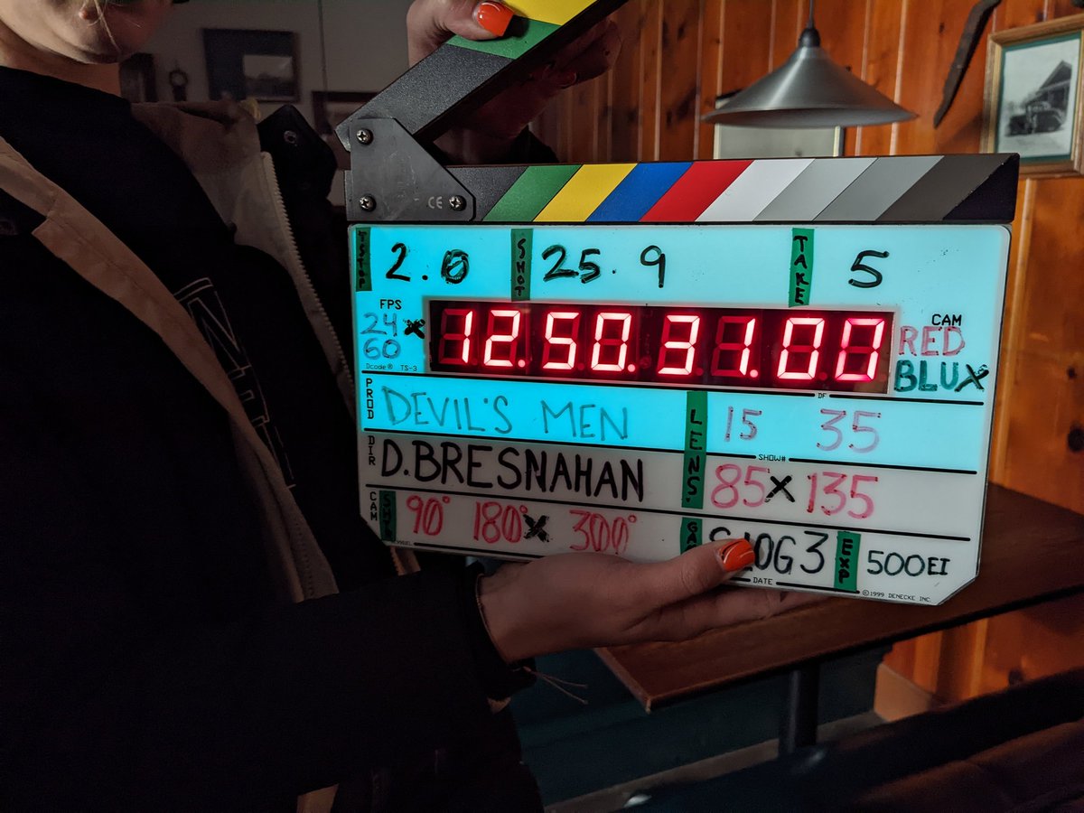 DavidMBresnahan's tweet image. Day 15 of 25 is complete. The film #DevilsMen is on track to be out for Memorial Day 2023.
