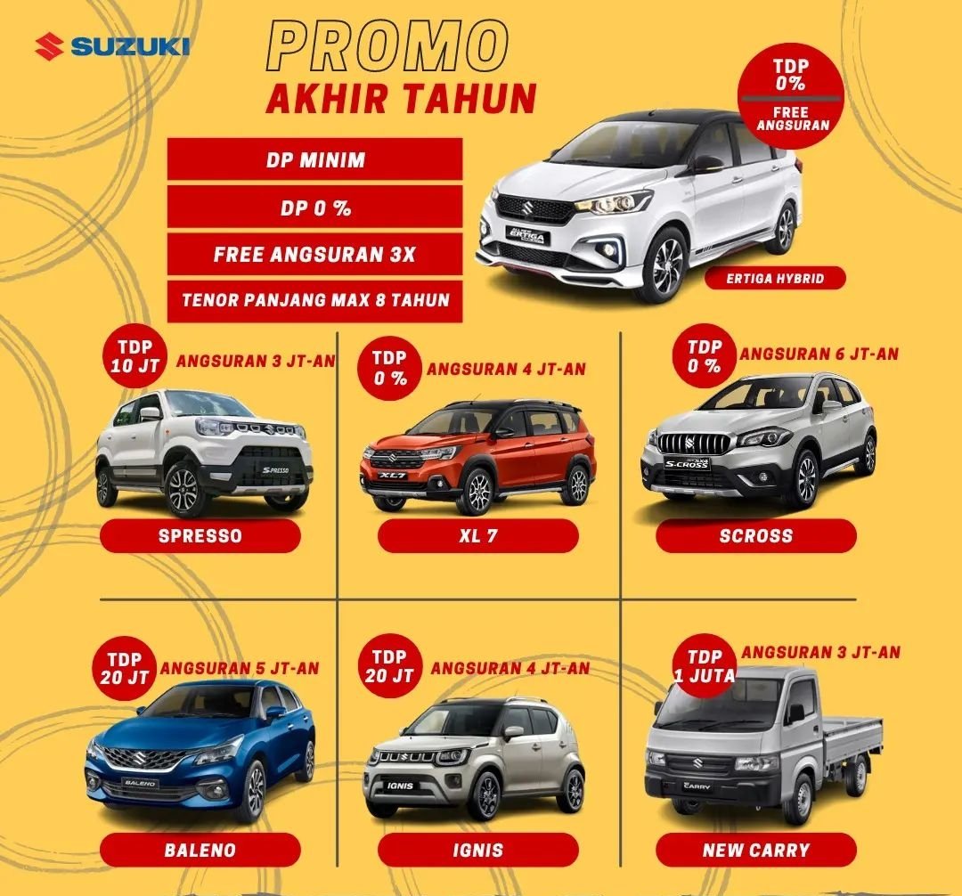 suzukiBSD's tweet photo. Untuk info lebih lanjut hubungi Perempuan Bergaun Merah : 081384616918
FESTIVAL AKHIR TAHUN
BIG DISCN

Booking mobil Suzuki impianmu sekarang! Dengan proses cepat langsung approved! https://t.co/Zz1CPIDynp