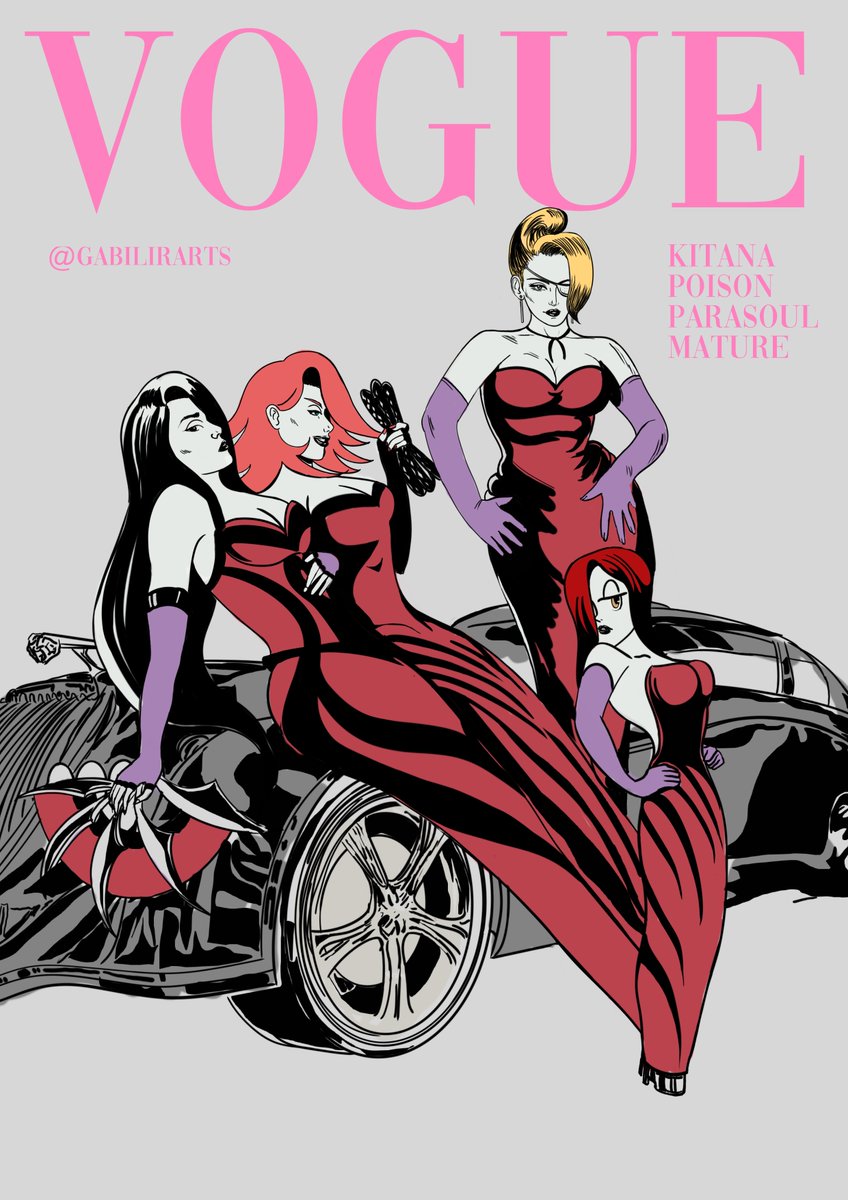 _Gabi_lira's tweet image. Esses dias estava corrido aí resolvi postar logo🤣. Muito obg mais uma vez pelas sugestões no ultimo tweet 😉
#maturekof #parasoul #poisonstreetfighter #kitana #wip #wipart #kaliuchis #kaliuchishalloween 
art inspiration : Kali Uchis Jessica Rabbit halloween costume ❤️