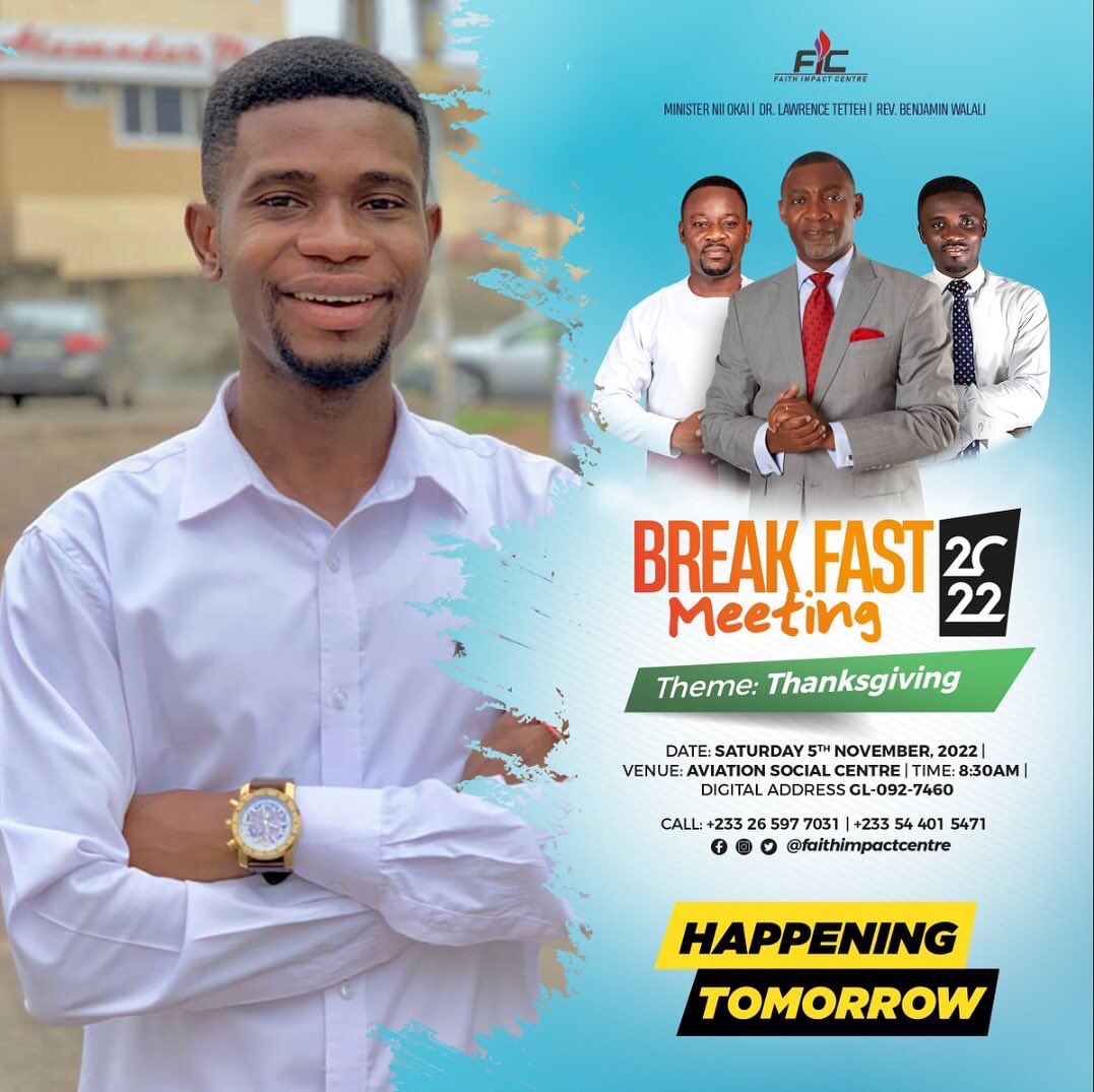Faithimpact00's tweet photo. #HappeningTomorrow…
#FIC
#Breakfastmeeting’22
#ThanksGiving
#CatchABus https://t.co/oawWyI5DLl