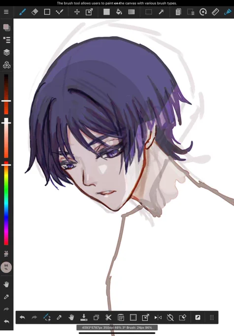 Drawing some crazily detailed image that pops into head.Probably won't be able finish it until I pack all current daki orders, but anyway, let's aim for concentrated drawing this weekend and aim for AFASG with it 