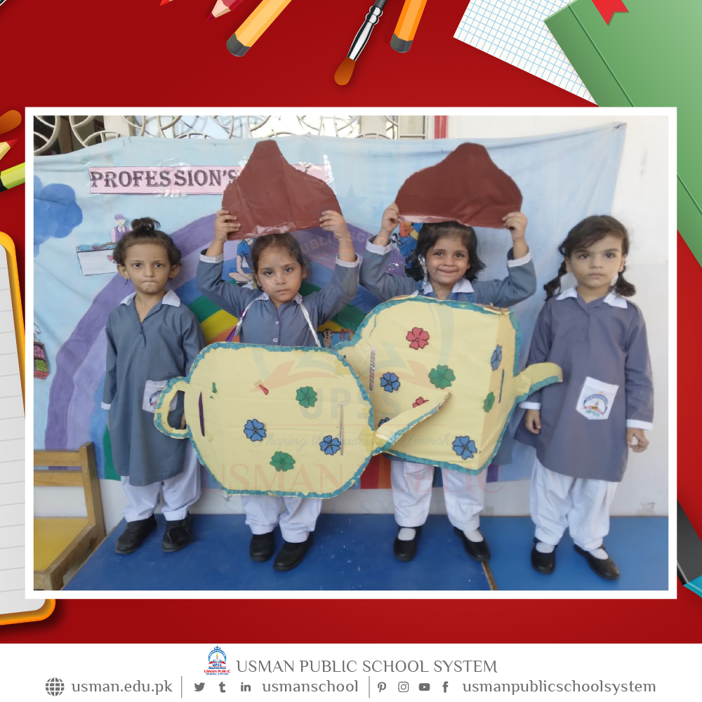 UsmanSchool's tweet photo. Photo highlights of the daily activities of the children of Usman Public School System, #RandomClick #Usmanians #November2022 #3ndDayUpdates #ProfessionsDay #UPSSPsDay https://t.co/8uZPhHCigN