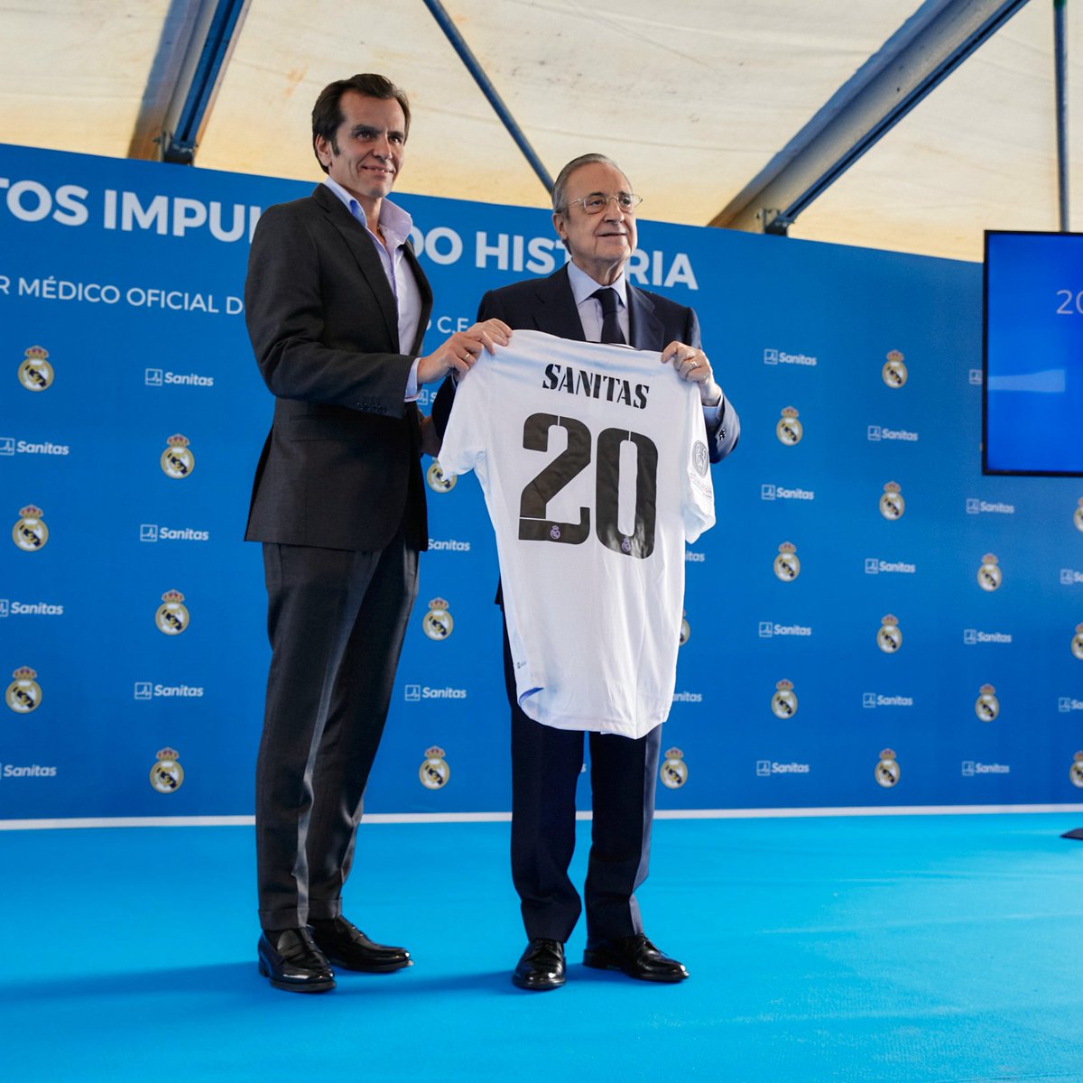 Madrid Zone on Twitter "📸 Sanitas & Real Madrid celebrate 20 years of