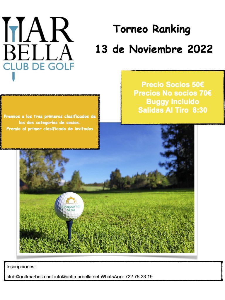 Club de Golf Marbella (@cgolfmarbella) on Twitter photo 