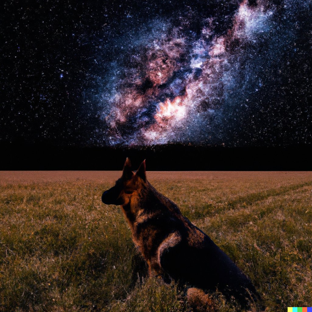 DrogoJi's tweet photo. No limits, no boundation #GermanShepherd #Galaxy #DOGE https://t.co/5sOHFv8UWr