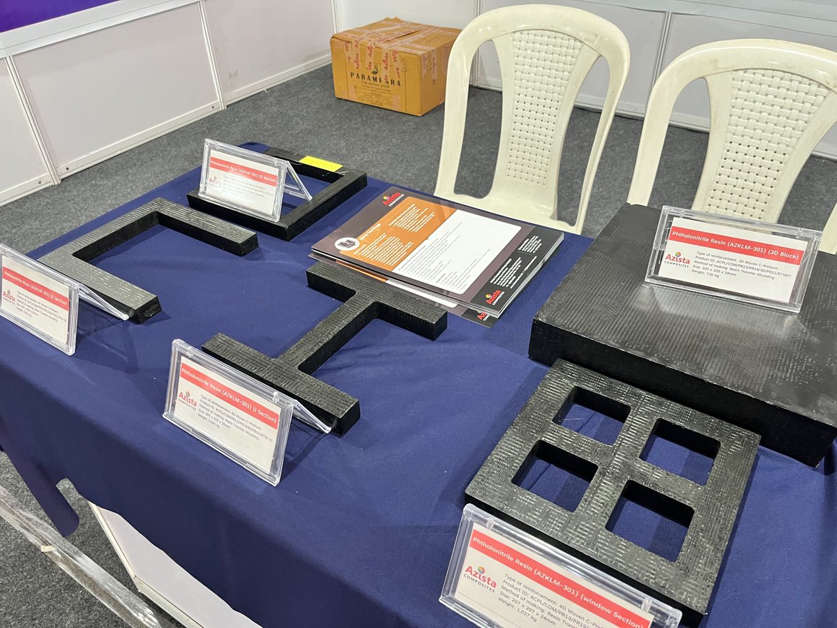 azistacomposite's tweet image. One more Expo added to our calendar! - #ISAMPE2022
We're Exhibiting at ISAMPE NATIONAL CONFERENCE ON COMPOSITES (INCCOM 17) from Nov 02 - 04, 2022 in Hyderabad.
Meet our Team at:
Booth no - 16 &amp;amp; 17
Email: info@azistacomposites.com

#ISAMPE #composites #INCCOM #DRDO