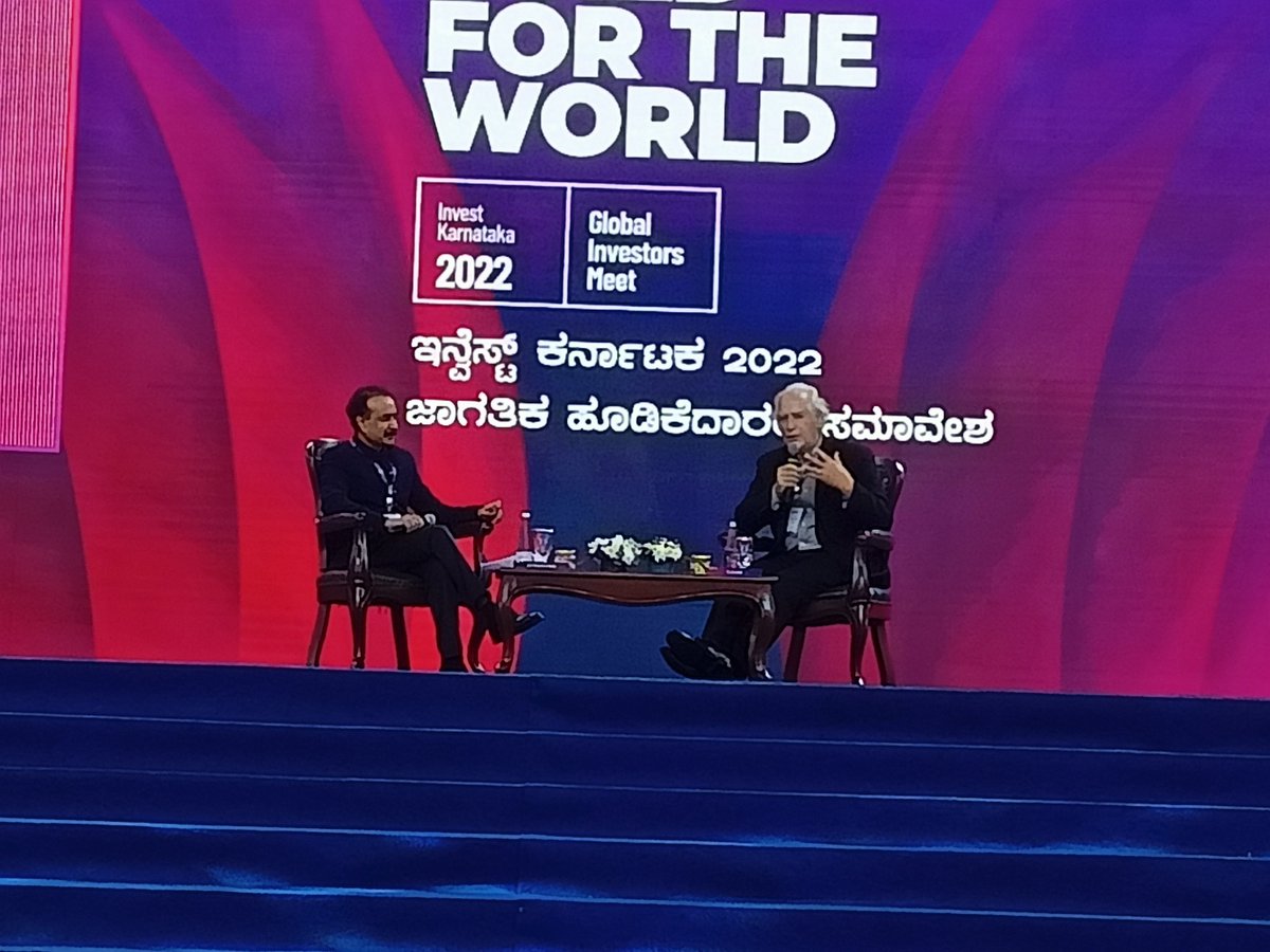 Day 3 Fireside chat Zev Siegl @prashanthp from @Accel_India 
#KGIM2022 #MakeInKarnataka #BuildForTheWorld