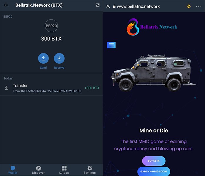 BellatrixNetOFC's tweet photo. $BTX AIRDROP ALERT 📢

🔹The first MMO game of earning #cryptocurrency
🔹135,000,000 $BTX tokens (~$ 2,000) to be airdropped
🔹For 17,000 participants

Buy and Claim airdrop ➤ https://t.co/ETVbkvR5bi 
#BellatrixNetwork #BTX #NFTs #Play2Earn #Airdrops #Metaverse #bscgem #BSC #BNB https://t.co/kFWQGlKnAJ