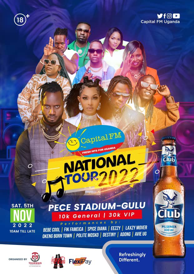 Capital fm uganda on twitter gulu get ready the capital fm national
