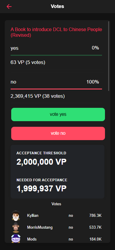 dclandapp's tweet photo. As our primary motive is to build something useful for the community, we focused on #DAO related features in this release.

With this new version you will be able to view the proposals, read comments and even vote on them with your smart phone using your favorite mobile wallet. https://t.co/GaaRDoxtVk