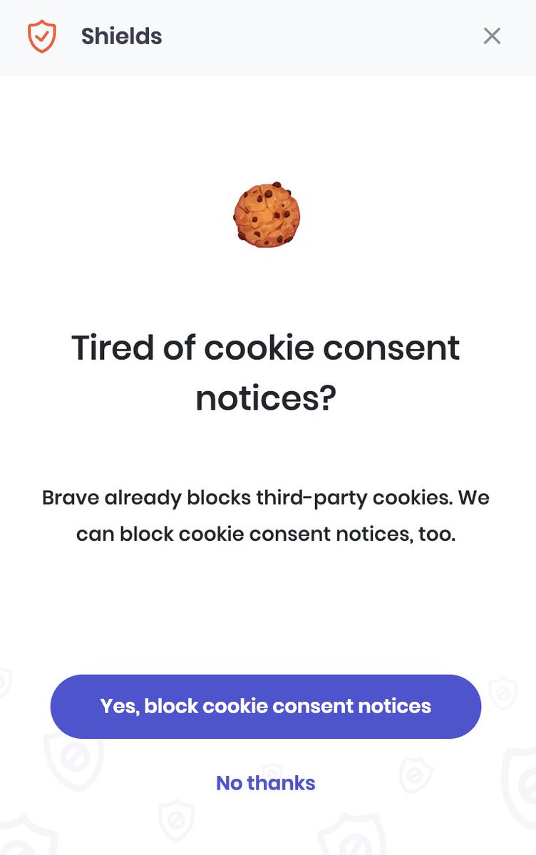 MennBlog's tweet image. เจ๋งมาก Brave Browser

นอกจากบล็อก Cookie ยังบล็อก Popup Banner ให้ได้ด้วย