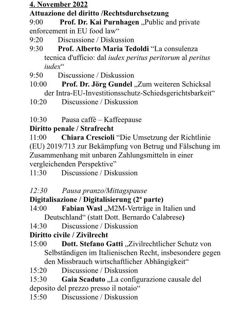 MSKBayreuth's tweet photo. Auf geht’s zum zweiten Tag unseres Seminars #Verona #Bayreuth im #Doppelpromotionsprogramm. Heute zunächst mit #consulenzatecnica #FoodLawEnforcement #Investitionsschiedsgerichtsbarkeit #Geldfäschung 

#SeminarVRNBT2022 https://t.co/6eKDSW4g64