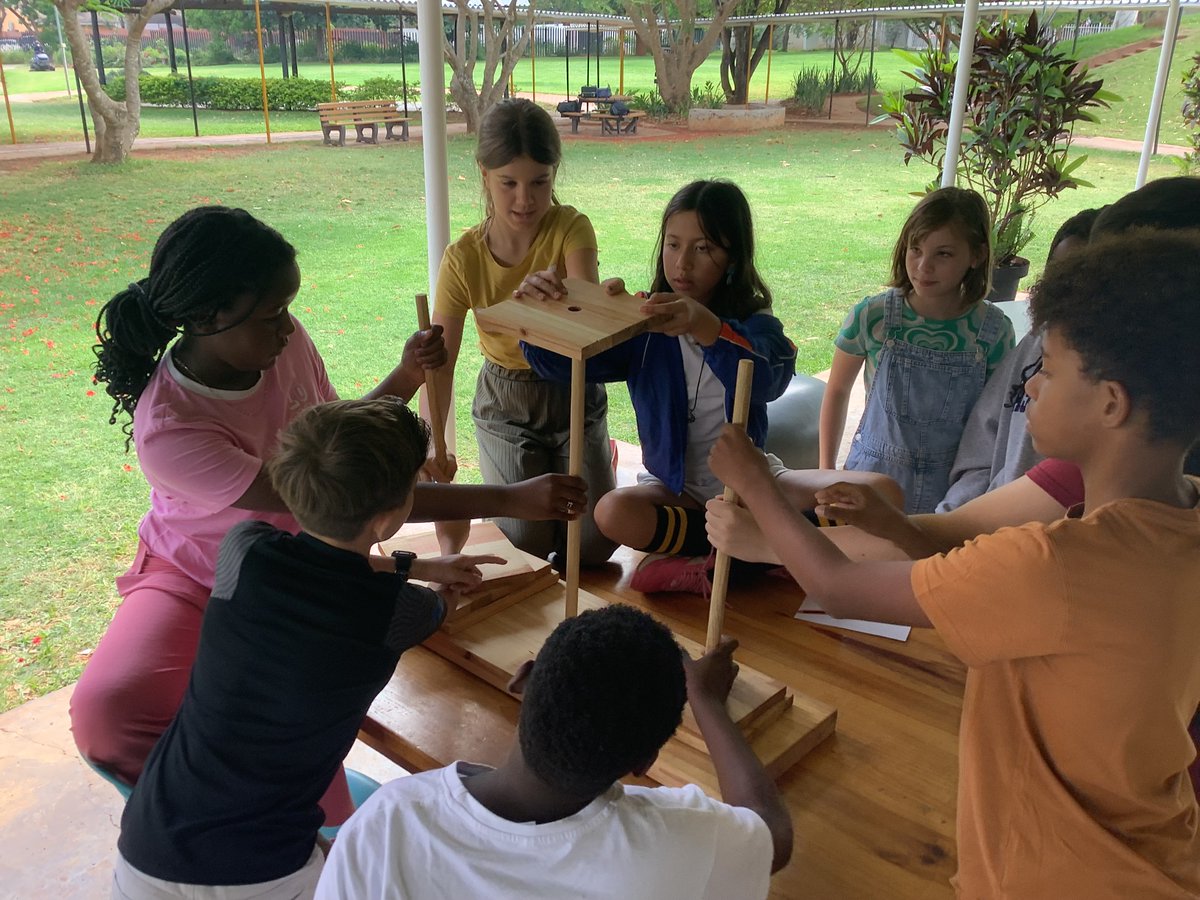 AISLusaka's tweet photo. G6 pupils at #aislusaka working on the Hanoi Tower activity in Advisory sub-groups. They are practicing the ATL skills of Thinking, Collaboration and Communication. #aislearns https://t.co/FmGfEy5bsZ