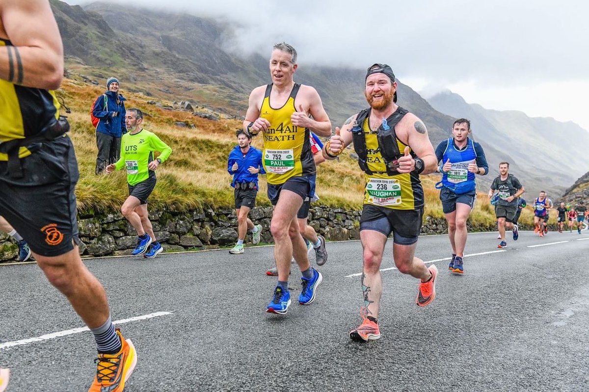 VaughanBudd's tweet photo. Can’t wait to do it all again next year!!! @marathoneryri you didn’t disappoint. My first one and absolutely loved it. 

#run4allneath #marathoneryri #marathoneryri2022 #marathon #marathonrunners #marathonrunning #run4all #runningclub #clwbrhedeg #teamphoto #supporttaem https://t.co/zBxBXJIcKy
