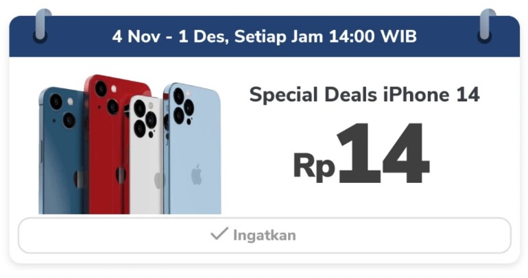 Ceritanya udah nungguin tiap detiknya biar pas jam 14 tadi, bisa langsung ikutan #flashsale_tokopedia beli HP harga Rp14. Apalagi merk apel ini dong. Secara duit Rp14 juga ada di saldo Gopay, waktunya jg pas udah nungguin detik demi detik nya. Tau apa yg terjadi?