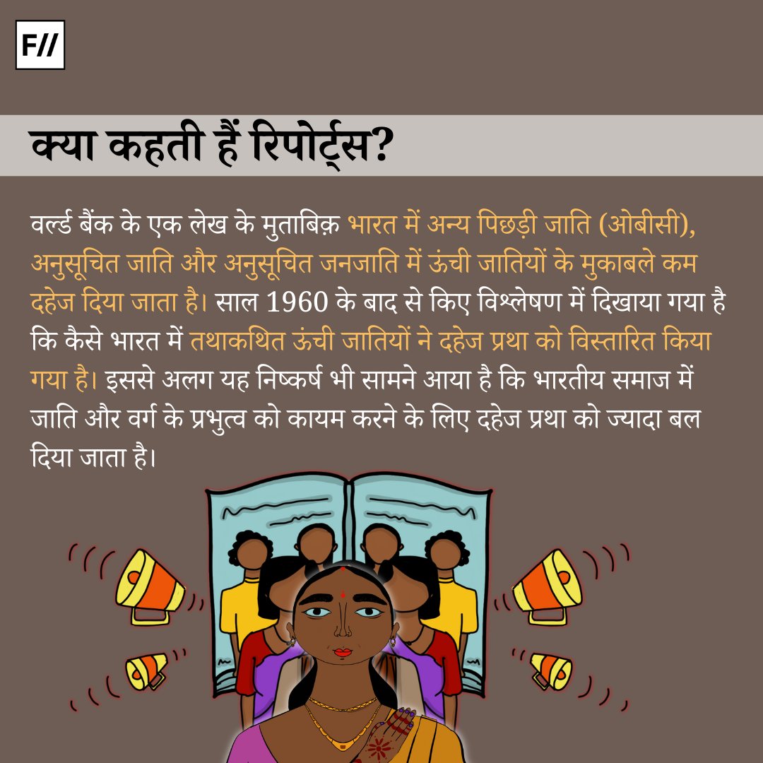 FIIHindi's tweet photo. (4)
पूरा लेख पढ़ें: https://t.co/GCIvmDGraI
#Casteism #Dowry #Marriages #MarginalisedCommunity https://t.co/8dRrrX2RPt
