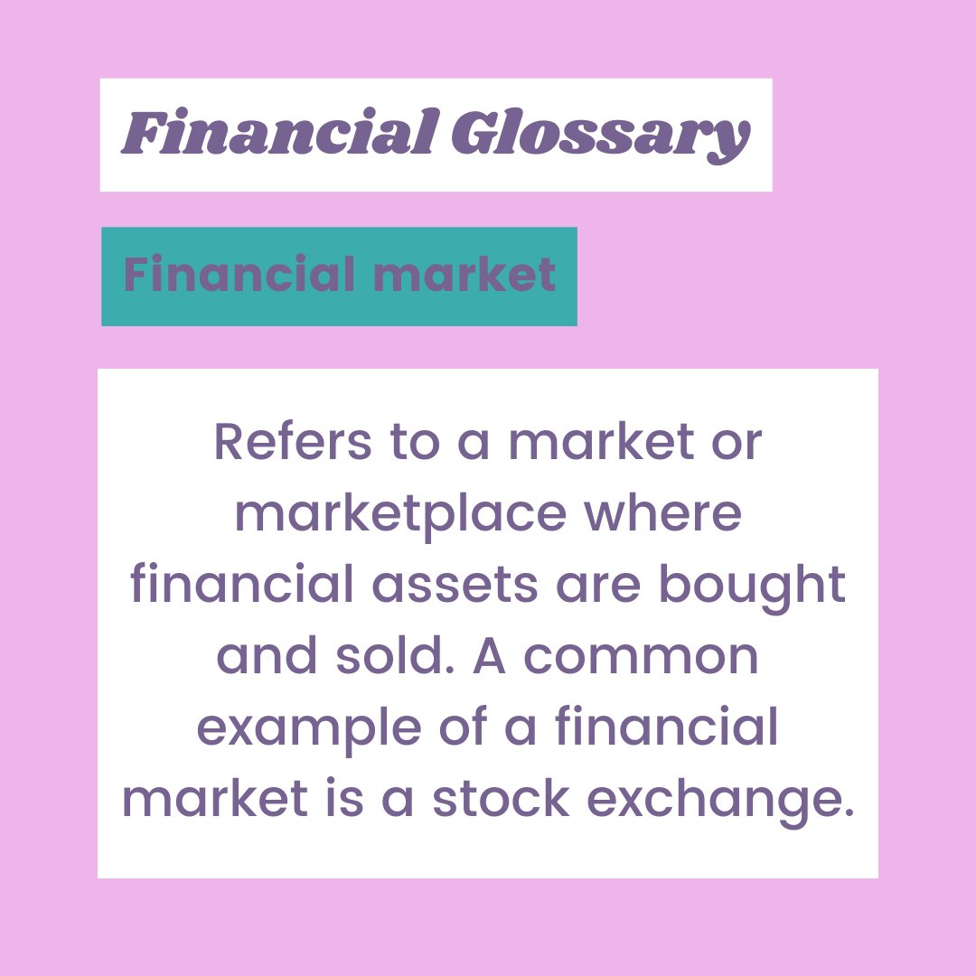 MTGmeetup's tweet image. #FinancialGlossary Financial market 🏠💰

-
#investing #money #savings #banks #finance #economy #assets #finanzenürfrauen #market