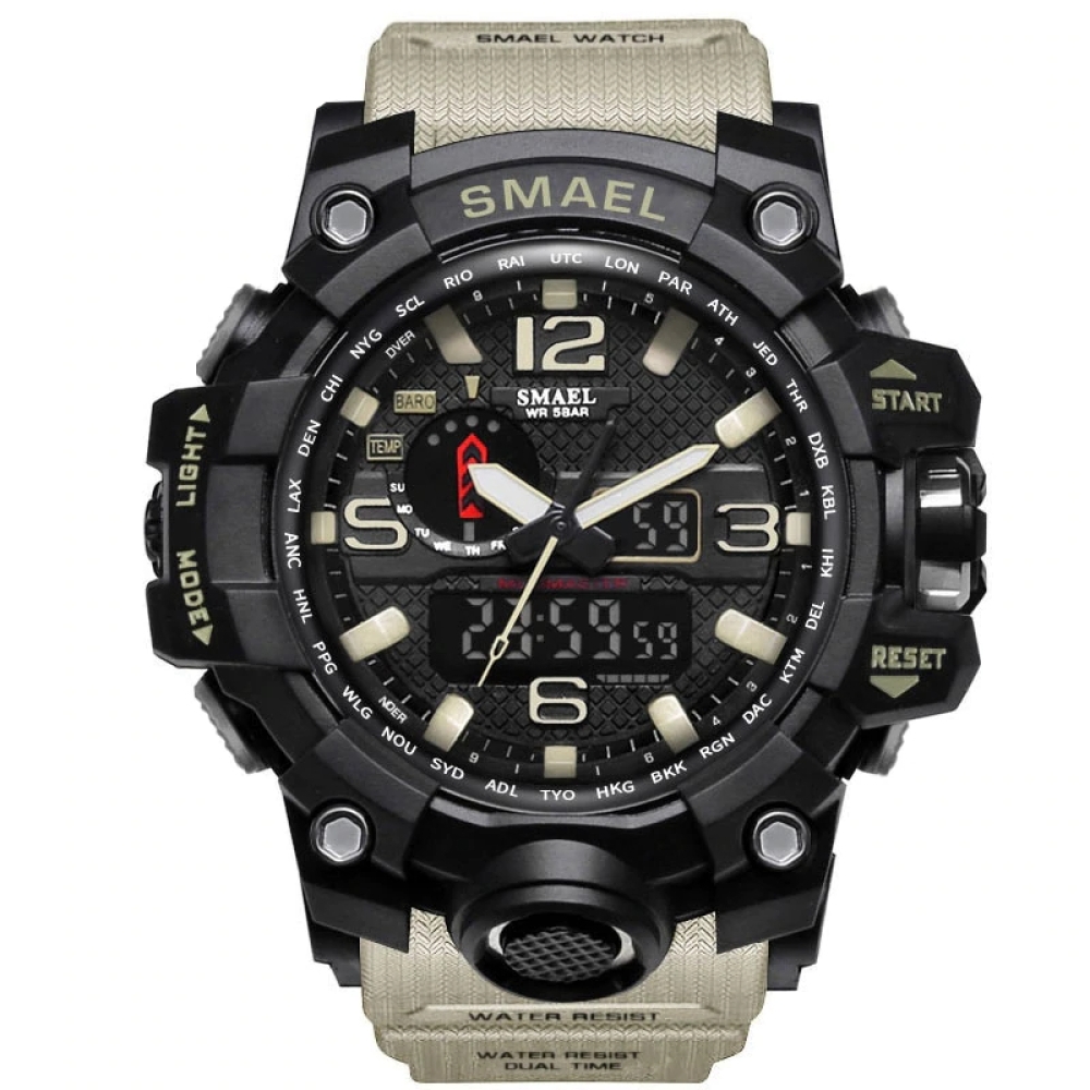 #hashtag3 Men's Military 50m Waterproof LED Quartz Watch azebraland.com/mens-military-…