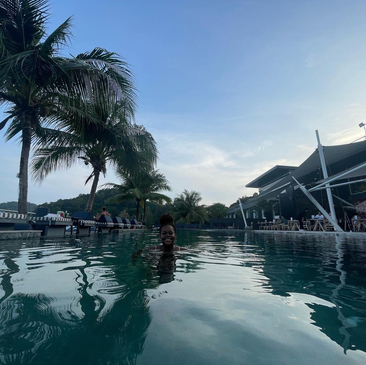 Simply_Merica's tweet photo. I’m going to miss this view 🥹 legit the best hotel I’ve stayed at 😩 it’s called Hotel Tide in Phuket😘 https://t.co/RSjw1ZsDHJ