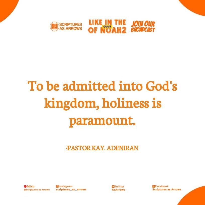 AsArrows's tweet photo. #pastorkayadeniran
#likeinthedaysofnoahpart2
#scripturesasarrows
#asarrows
#eattheword https://t.co/jh1pxM7AMX