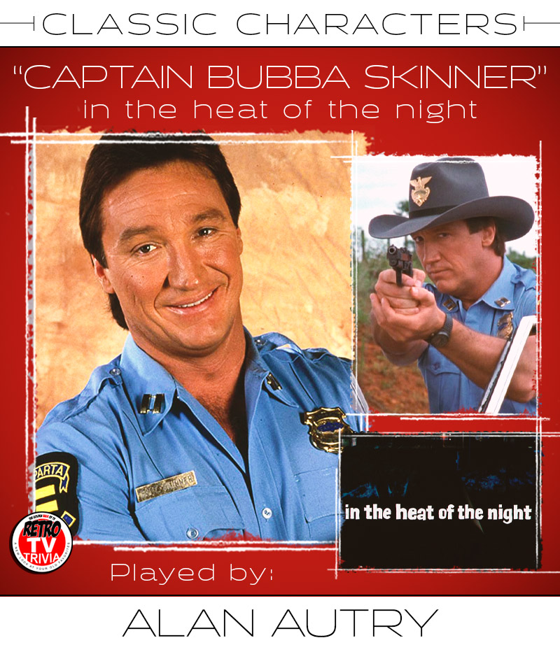 GoldenRageofTV1's tweet photo. Who didn't love #intheheatofthenight? #alanautry #bubbaskinner #RetroTVTrivia #GoldenRAGEofTV #PatMcCormack #classicTV https://t.co/dF0I2Jy2RA