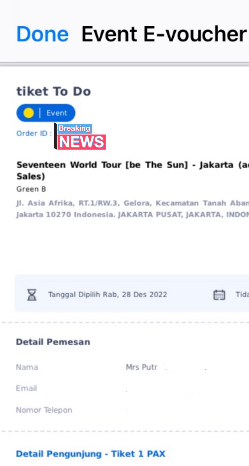 ️️️️ ️️️️️️ on Twitter: "Wtb tiket konser seventeen world tour be the