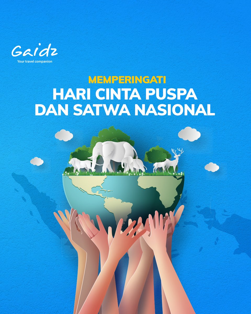 Menanam semakin banyak pohon untuk kelangsungan hidup satwa adalah salah satu cara terbaik sebagai upaya menjadikan dunia tempat yang lebih sehat untuk menyelamatkan lingkungan. pada hari cinta puspa dan satwa nasional 2022, mari kita berjanji untuk menanam lebih banyak pohon.