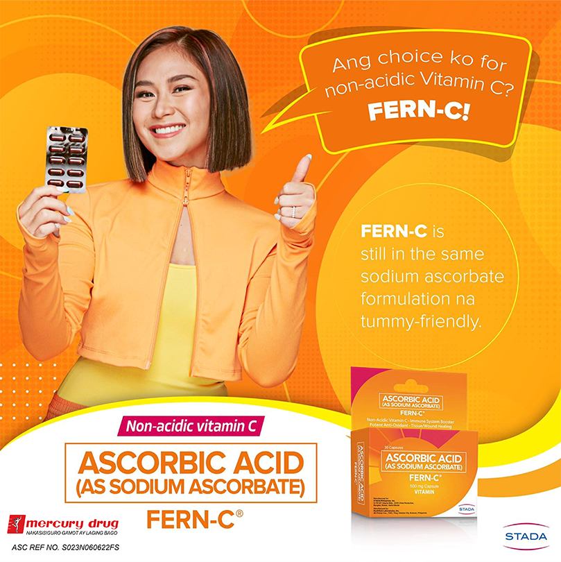 mercurydrugph's tweet photo. Take Vit C to boost your immunity. Choose FERN-C, a non-acidic Vit C. Take once a day, anytime, anywhere...very convenient.
#FERNC #SodiumAscorbate #NonAcidicVitC
Available at #MercuryDrug stores!
ASC REF NO S023N060622FS https://t.co/ssegwBqPqi