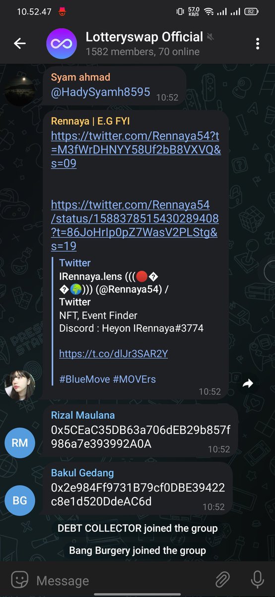 Kirbyryan20's tweet photo. @lotteryswap @VPandaCommunity 0x588B76586aff253C16B22E1a15A686cFE305e837 https://t.co/eYv6zvVsCg