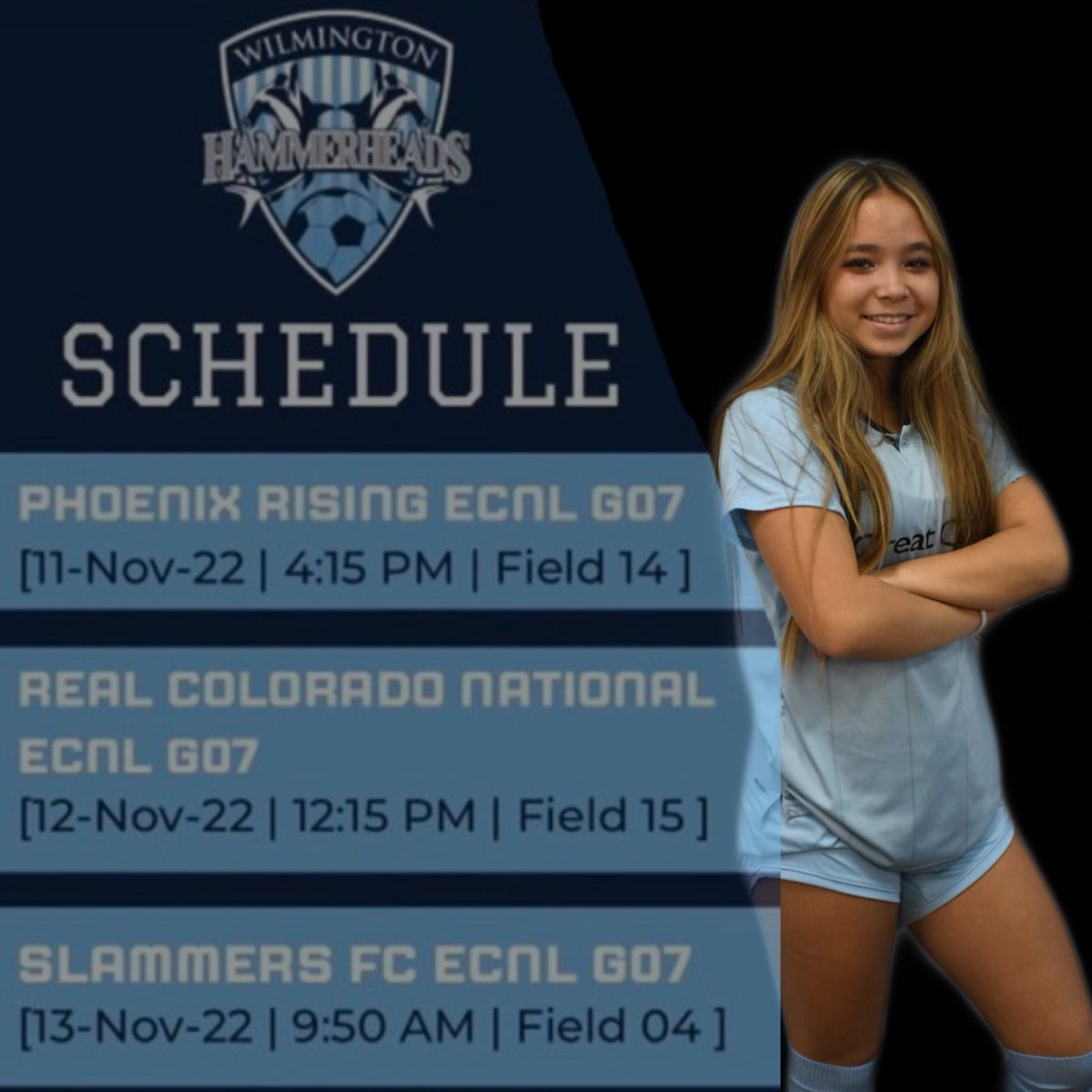 Hey coaches here is my schedule for the 2022 Phoenix showcase!!